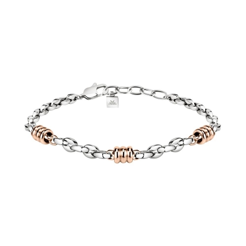 Morellato Cross bracelet shiny ss+ip rg 210mm