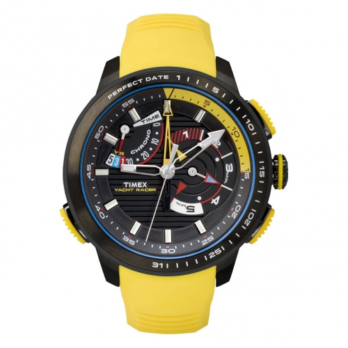 Orologio Timex IQ Yacht Racer giallo - 46 mm