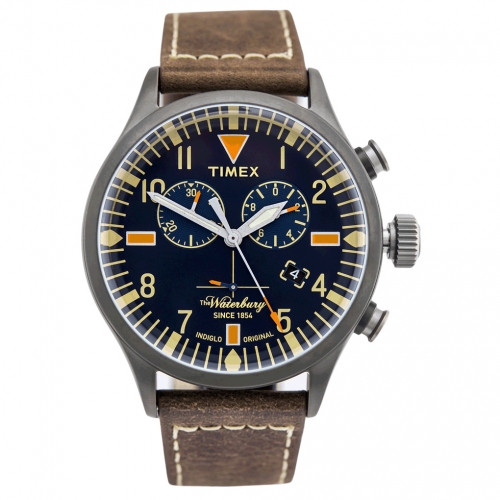 Orologio Timex Waterbury chrono marrone - 42 mm