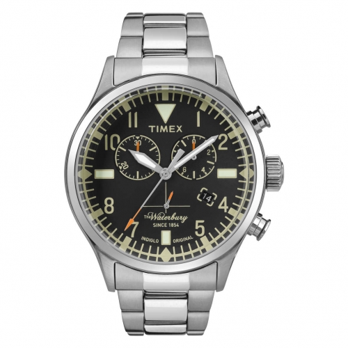 Orologio Timex Waterbury chrono acciaio - 42 mm