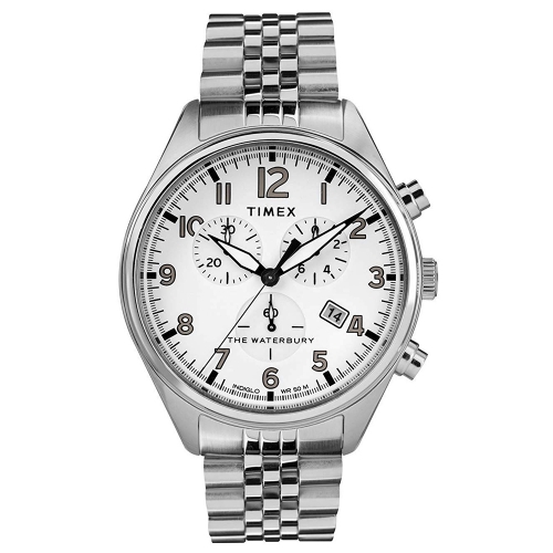 Orologio Timex Waterbury chrono bianco - 42 mm