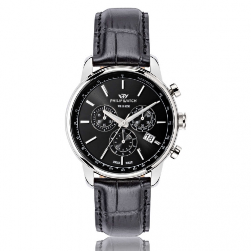 Orologio Philip Watch Kent chrono nero - 40 mm R8271678004