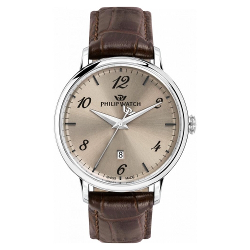Orologio Philip Watch Truman data marrone - 41 mm uomo