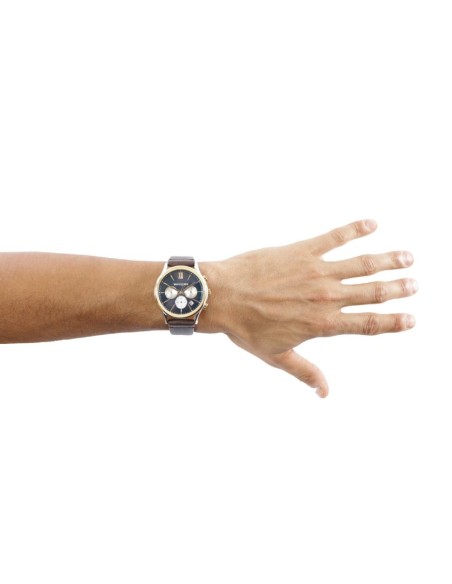 Orologio Trussardi Tfirst chrono pelle marrone - 43 mm