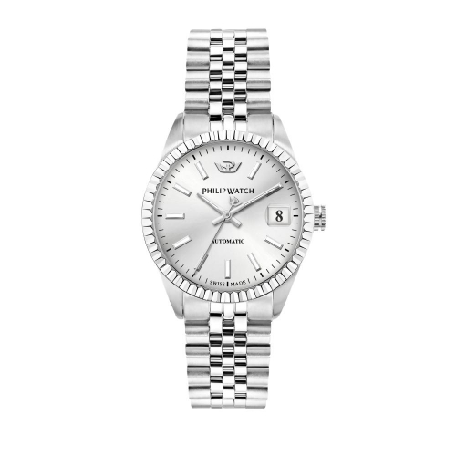 Philip Watch Caribe 35mm auto white dial br ss femminile