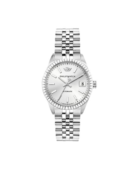 Philip Watch Caribe 35mm auto white dial br ss femminile