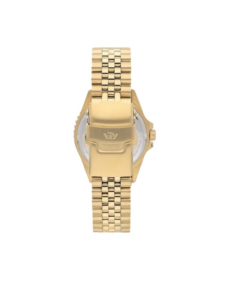 Philip Watch Caribe diver 35mm auto white dial br yg femminile