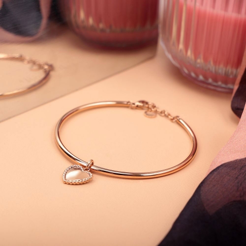 Bracciale Morellato Cerchi cuore - 7 cm
