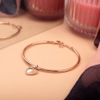 Bracciale Morellato Cerchi cuore - 7 cm