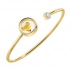 Bracciale Morellato Scrigno d'amore dorato arg.925 - 6 cm donna