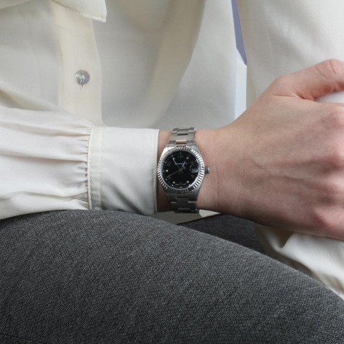Philip Watch Caribe 31mm lady 3h black dialbrac femminile