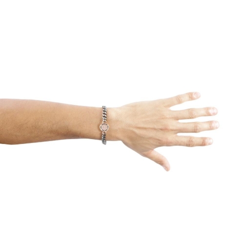 Bracciale Sector Strong antique + rose pvd - 22 cm uomo SAIJ02