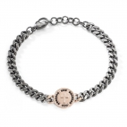 Bracciale Sector Strong antique + rose pvd - 22 cm uomo SAIJ02