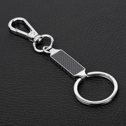 Morellato Keyholder classic 2keyring +carbon fiber maschile