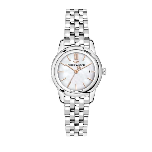 Philip Watch Anniversary 30mm 3h white mop dial br ss femminile
