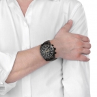 Orologio Sector 330 chrono pelle nero - 45 mm maschile