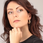 Orecchini Morellato Cerchi dorati - 3.2 cm donna SAKM67
