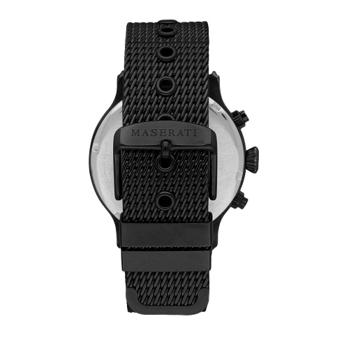 Maserati Epoca ext 42mm chr blue dial mesh br gun maschile