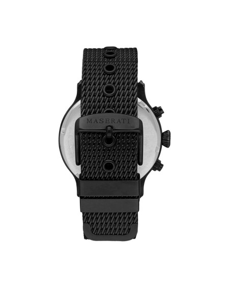 Maserati Epoca ext 42mm chr blue dial mesh br gun maschile