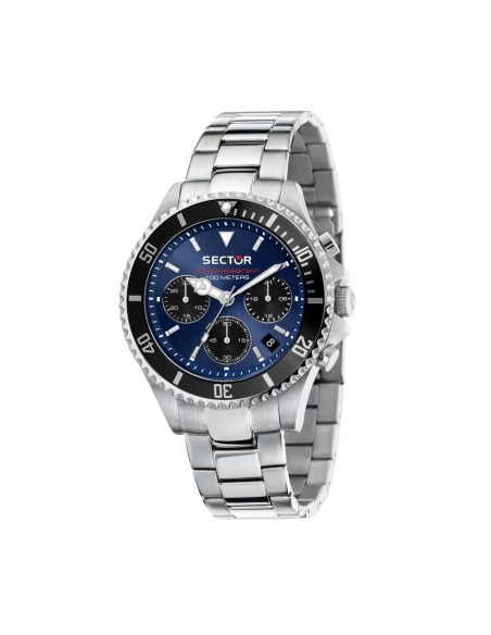 Sector 230 43mm chr blue dial bracelet ss
