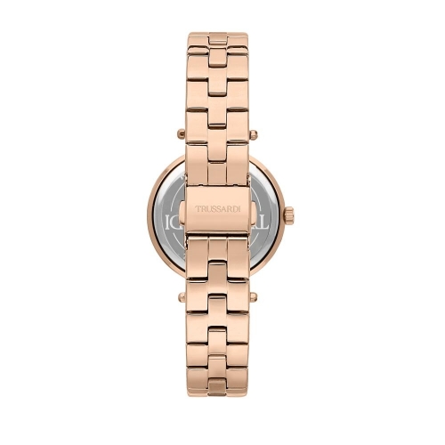 Trussardi T-shiny 34mm 2h blue dial br rg