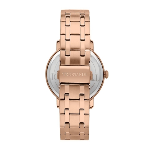 Trussardi T-couple 41mm 3h blue dial br rg