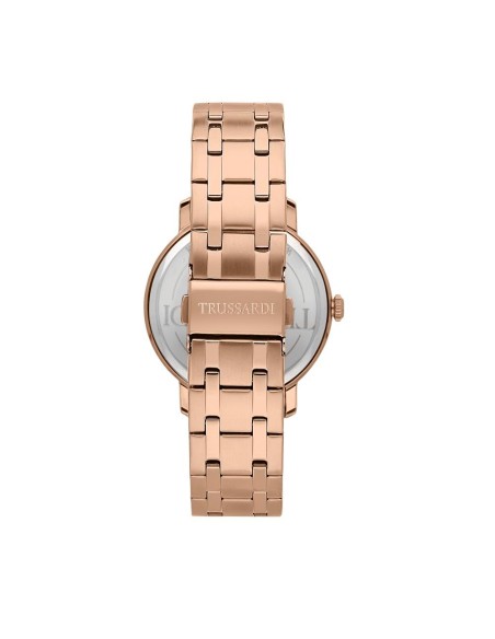 Trussardi T-couple 41mm 3h blue dial br rg