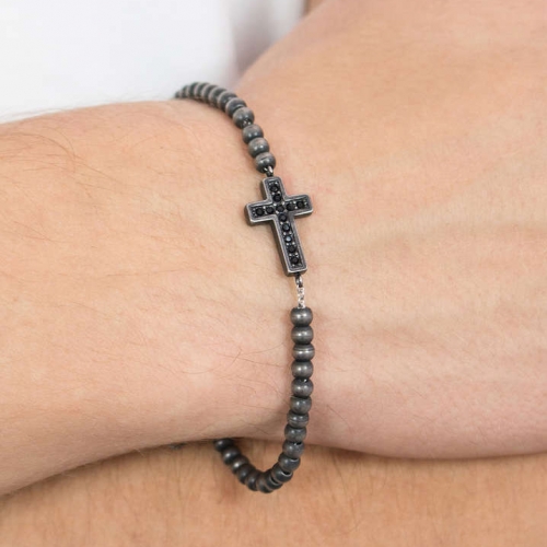 Bracciale Sector Vintage croce - 19/22 cm uomo SAIH15