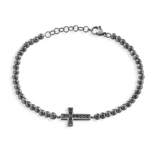 Bracciale Sector Vintage croce - 19/22 cm uomo SAIH15