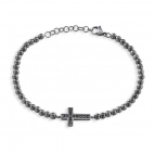 Bracciale Sector Vintage croce - 19/22 cm uomo SAIH15