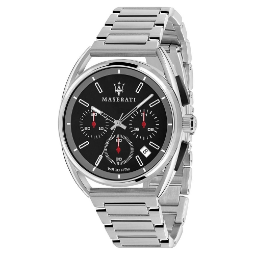 Orologio Maserati Trimarano chrono acciaio nero - 41 mm uomo