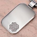 Morellato Keyholder tag ss four leaf cover with cr femminile