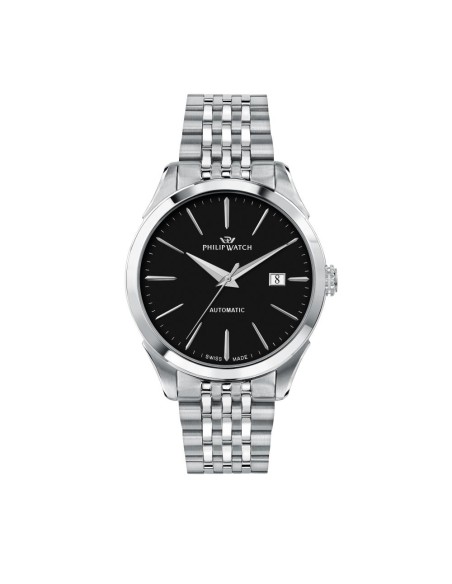 Philip Watch Roma 41mm auto black dial br ss