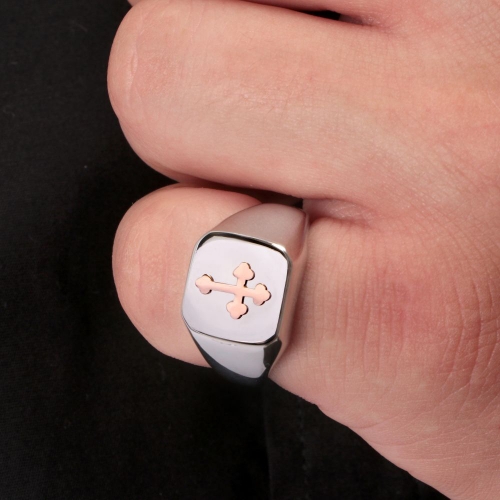 Anello Morellato God chevalier uomo uomo SANF21