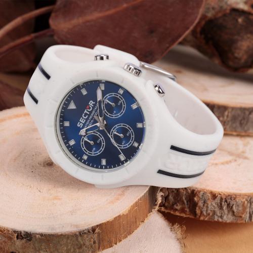 Orologio Sector Speed Touch multi bianco / blu - 41 mm uomo