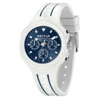 Orologio Sector Speed Touch multi bianco / blu - 41 mm uomo