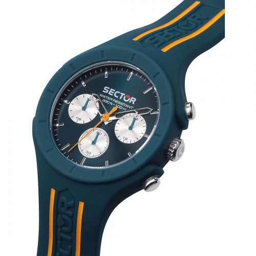 Orologio Sector Speed Touch multi blu / orange - 41 mm uomo