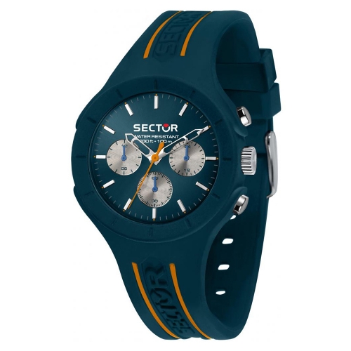 Orologio Sector Speed Touch multi blu / orange - 41 mm uomo