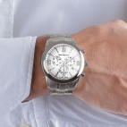 Orologio Philip Watch Seahorse chrono bianco - 43 mm R8273996001