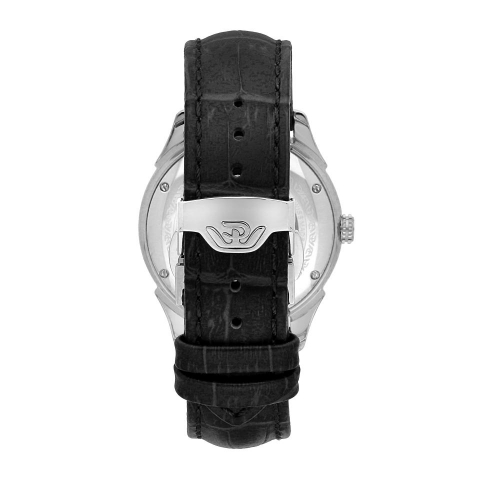 Philip Watch Roma 41mm auto white dial black st