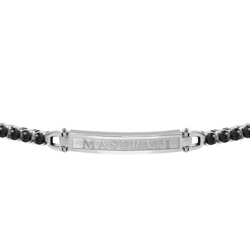 Maserati Maserati br. ss w blk crystals 220mm maschile