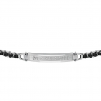 Maserati Maserati br. ss w blk crystals 220mm maschile