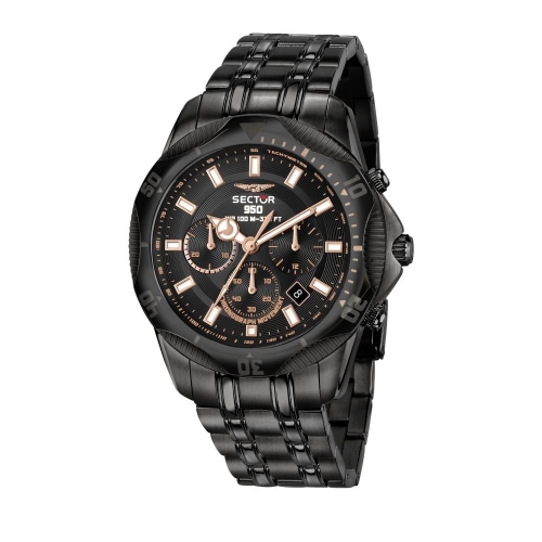 Sector 950 44mm chr black dial br ip black maschile R3273981008