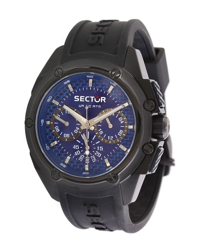 Sector No Limits R3251539002 Orologio Uomo Save The Ocean - Plastica Riciclata, Nylon, 43mm, NATO