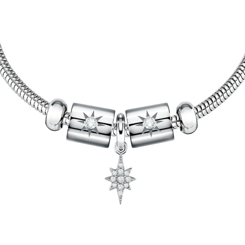 Morellato Drops ss br sparkling star+2 perlina bea femminile