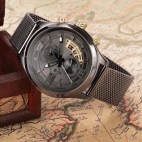Sector Traveller chr 48mm gun dial br gun