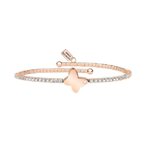 La Petite Story Br. lux bangles rg+central butterfly