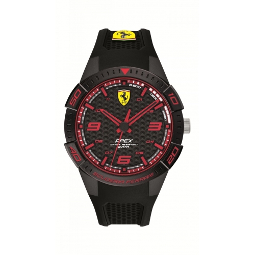 Scuderia Ferrari Orol apex qtz blk dial