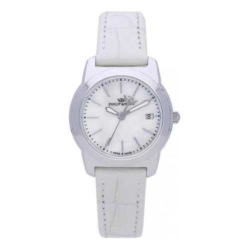 Orologio Philip Watch Timeless donna pelle bianco 28 mm donna