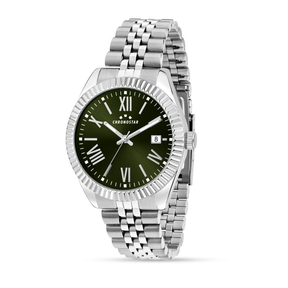 Chronostar Daily – Orologio Uomo Silver con Quadrante Verde (R3753312007) - 1